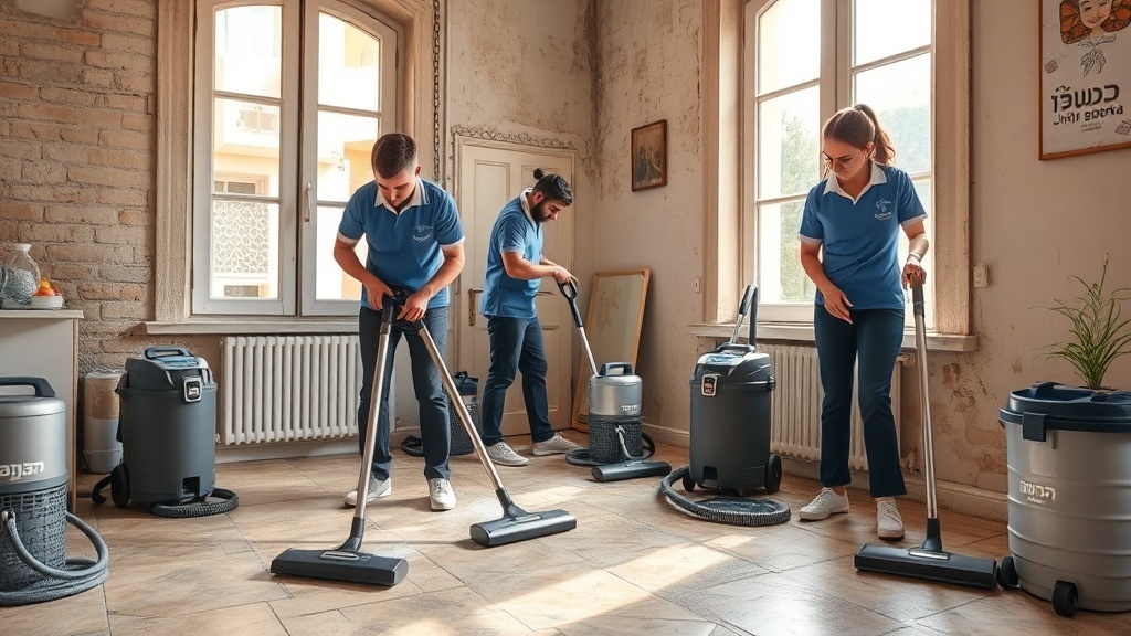 איך בוחרים חברת ניקיון אחרי שיפוץ בירושלים?